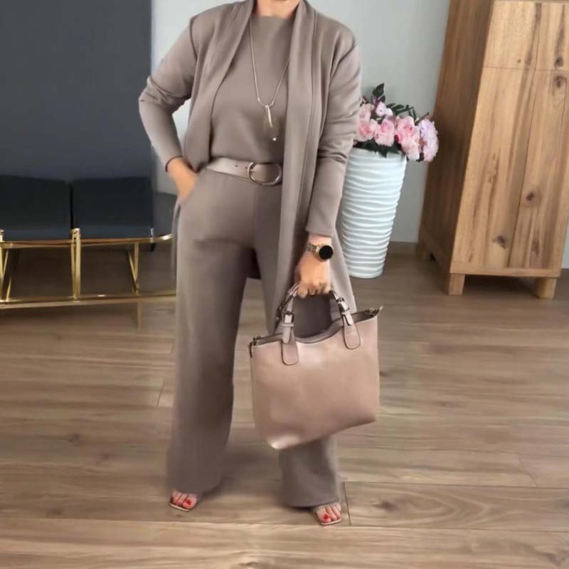 Cassienne Three Piece Cardigan Set