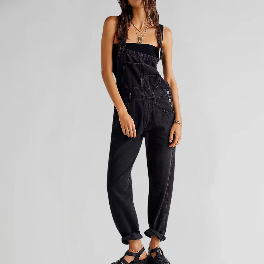 Valeria - Trendy Denim Dungarees product image