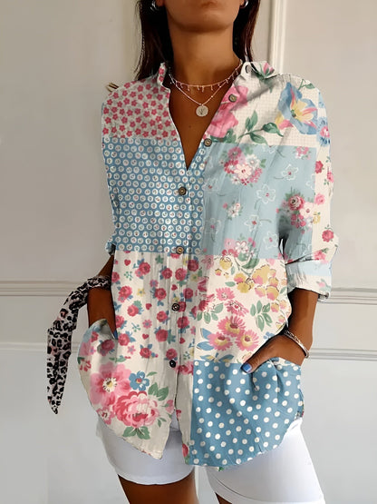 Delvigne Printed Button Up Shirt