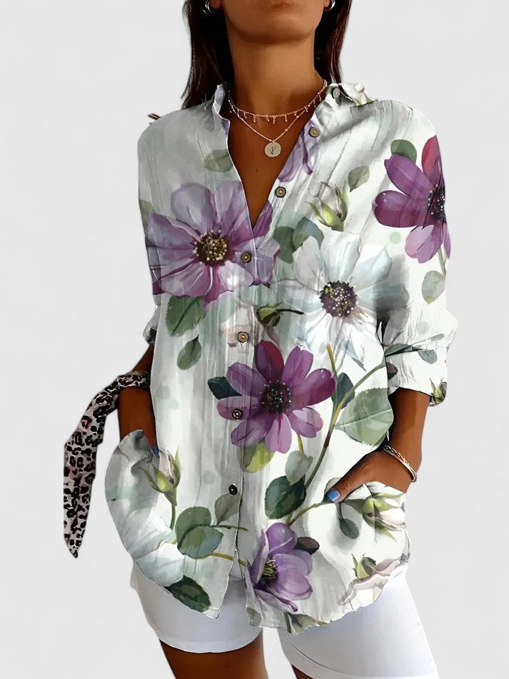 Aisling - Floral Patchwork Blouse – Floral Patchwork Blouse 3