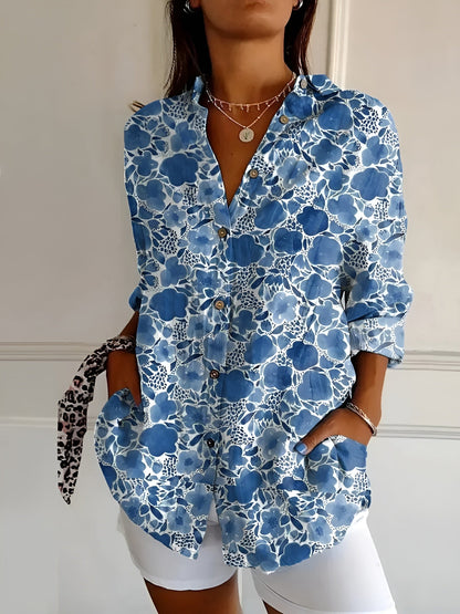 Delvigne Printed Button Up Shirt