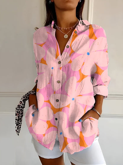 Delvigne Printed Button Up Shirt