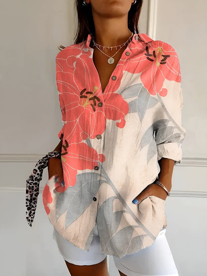 Delvigne Printed Button Up Shirt