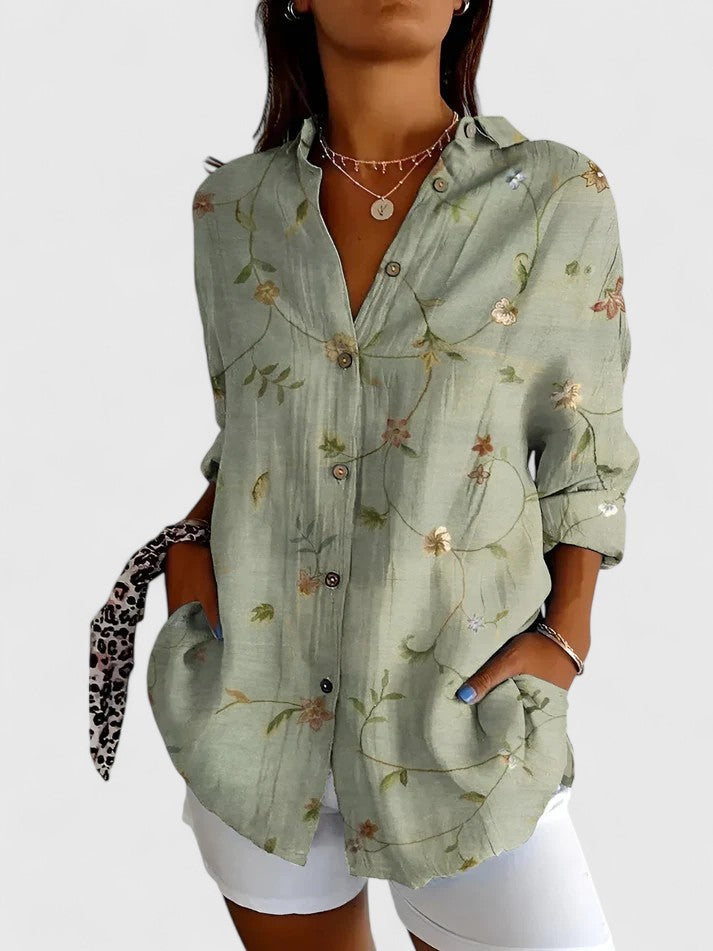 Aisling - Floral Patchwork Blouse – Floral Patchwork Blouse 5