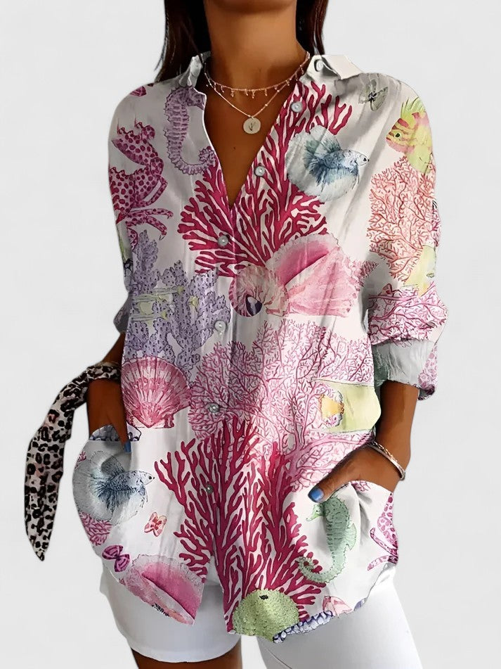 Aisling - Floral Patchwork Blouse – Floral Patchwork Blouse 6